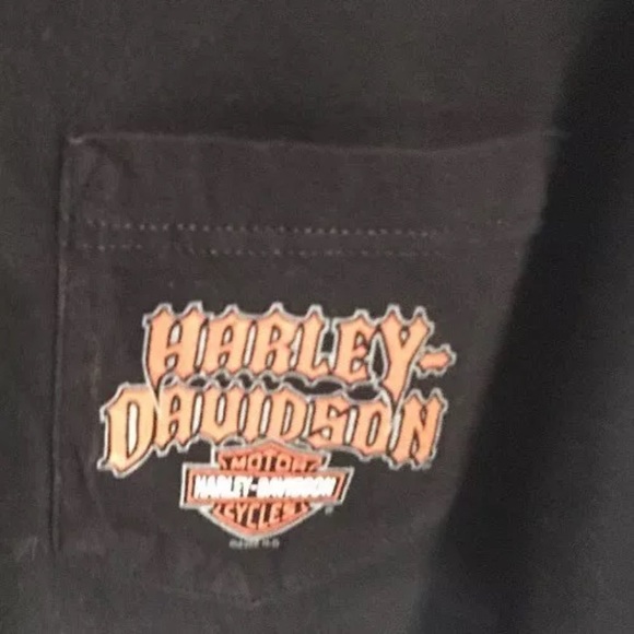 Harley Davidson Men's XL T-shirt Black - Picture 4 of 5